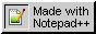 Notepad++ 88x31 badge