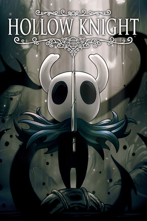 Capsule art of Hollow Knight.